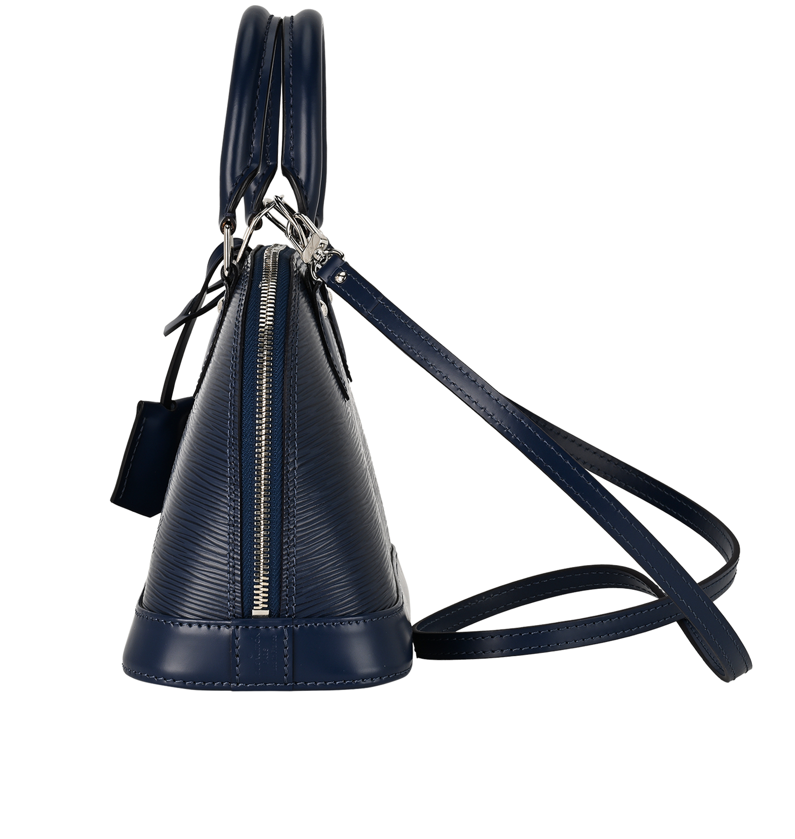 Alma BB Epi, &pound;1,150, Handbags, Blue, Leather, Bottom view